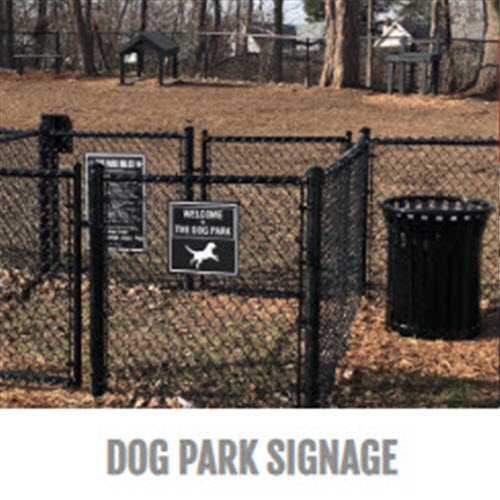 CAD Drawings Gyms For Dogs™ Dog Park Rules And Welcome Sign